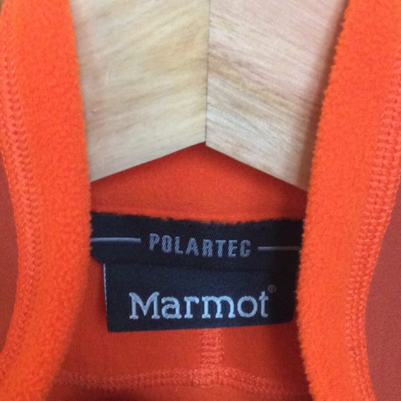 EUC Mens XL Marmot Polartec Orange Vest - Picture 3 of 13